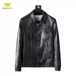 veste en cuir armani homme slim chaud 2020 nouveau top poche